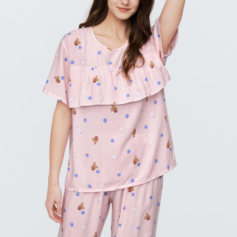 New Wholesale High Quality New Pajamas Women Sweet Leisure Fashionable Home Wear