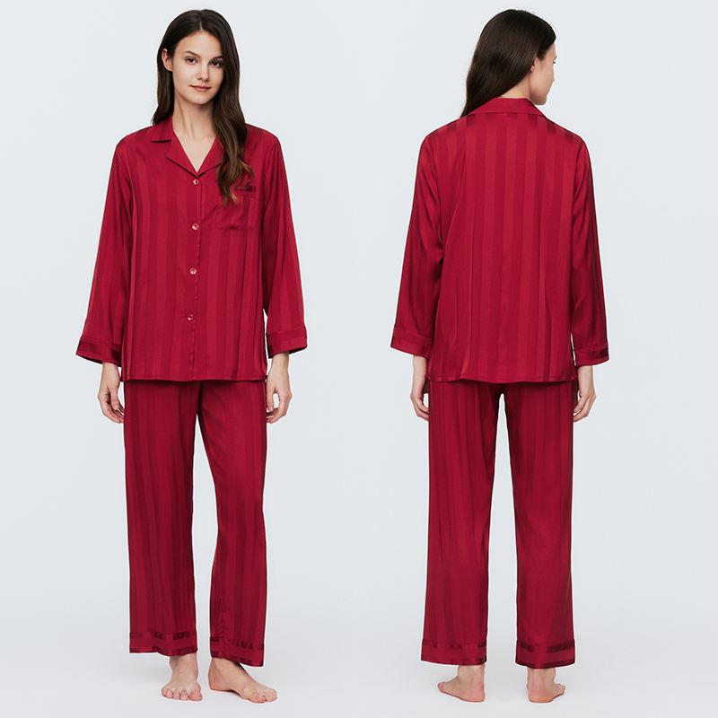 Wholesale Customised Personalised Women's Pajamas Luxury Bamboo Pajamas Matching Set